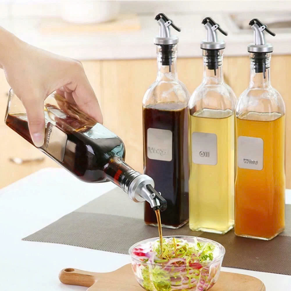 BÌNH RÓT DẦU THUỶ TINH CÓ VÒI CHỐNG TRÀN 250ml