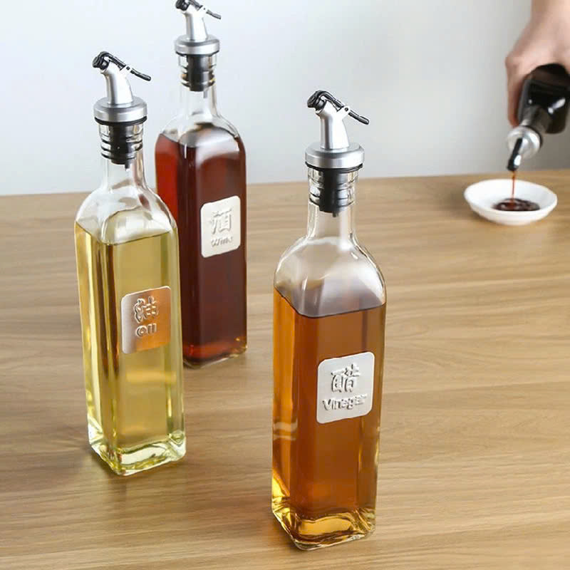BÌNH RÓT DẦU THUỶ TINH CÓ VÒI CHỐNG TRÀN 250ml