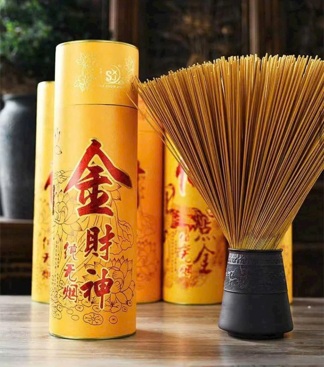 Hộp 500 Nhang Thần Tài Chiêu Lộc, Hương Thơm Nhẹ