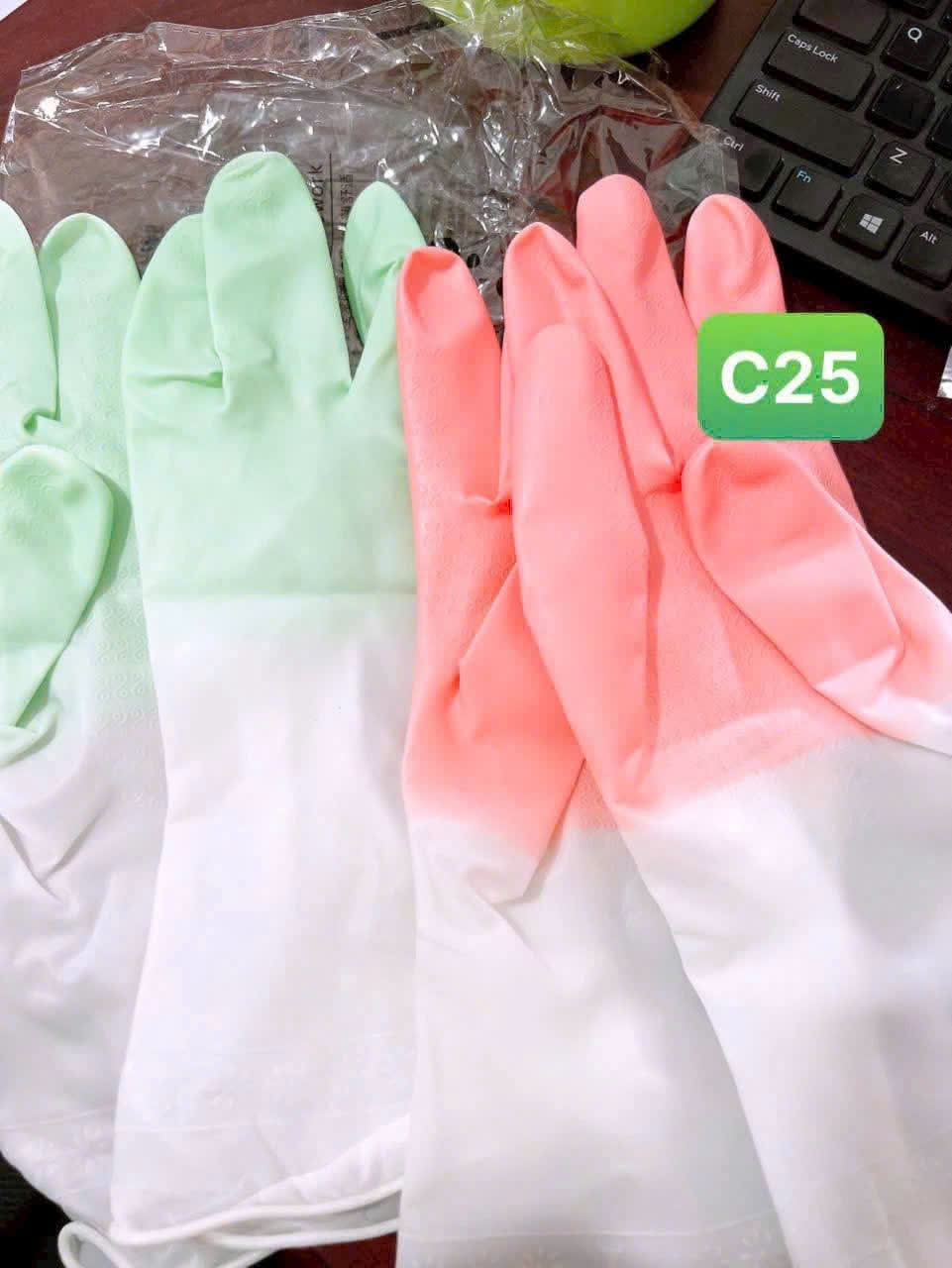 Găng tay cao su rửa chén bát giặt đồ C25 Siêu Bền