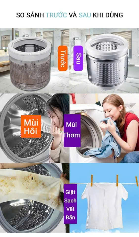 HỘP 12 VIÊN TẨY LỒNG MÁY GIẶT