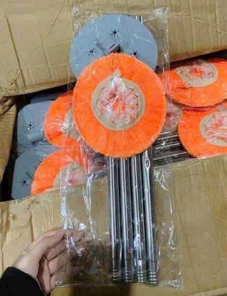 CHỔI QUÉT BỤI TRẦN NHÀ MÀU CAM, LOẠI DÀI 1m9 GẤP GỌN