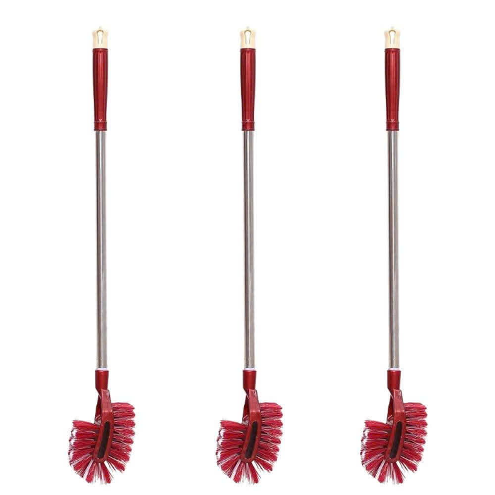 CHỔI CỌ TOILET 2 ĐẦU CÁN INOX MẪU MỚI HOT