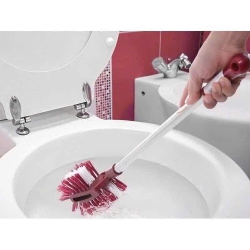 CHỔI CỌ TOILET 2 ĐẦU CÁN INOX MẪU MỚI HOT