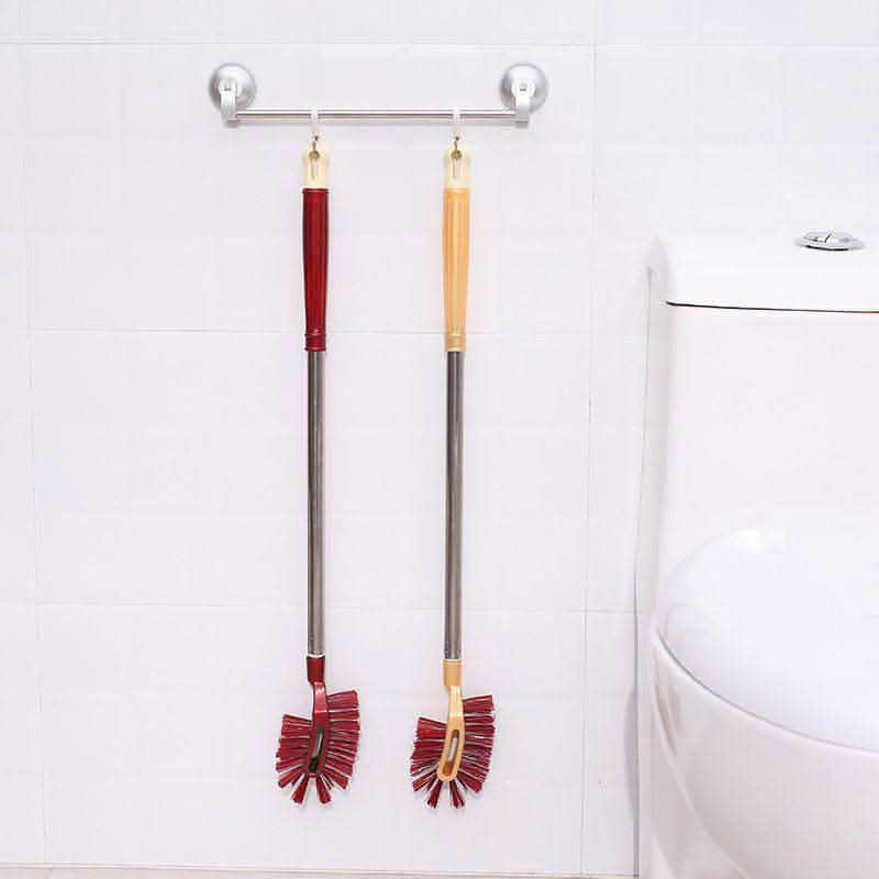 CHỔI CỌ TOILET 2 ĐẦU CÁN INOX MẪU MỚI HOT