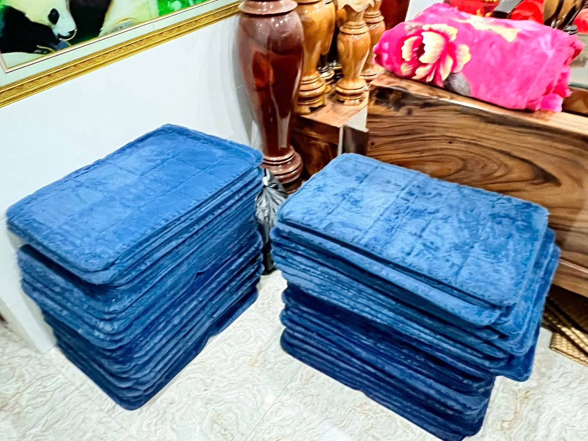 THẢM LÔNG LAU CHÂN VẢI NHUNG SIÊU MỀM
