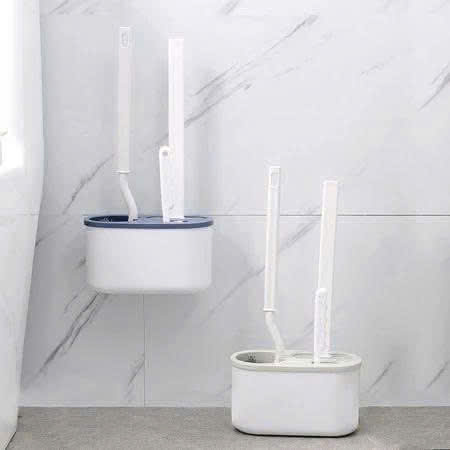 Bộ 3 Bàn Chải Vệ Sinh Toilet Dán Tường