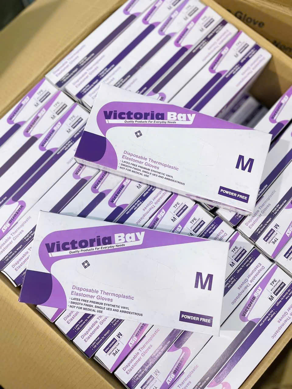 Hộp 100 găng tay nấu ăn siêu dai Victoria Bay ( SIZE M)