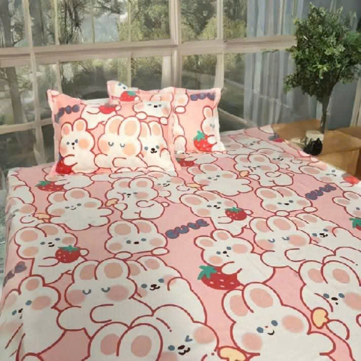 Bộ Ga Gối Poly 3 Món 1m8x2m