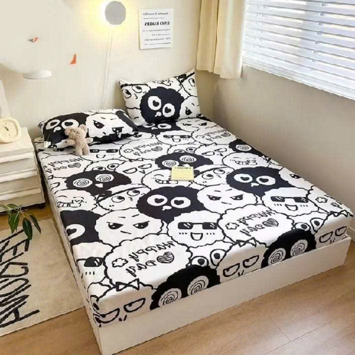 Bộ Ga Gối Poly 3 Món 1m8x2m