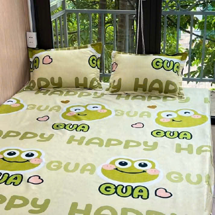 Bộ Ga Gối Poly 3 Món 1m8x2m