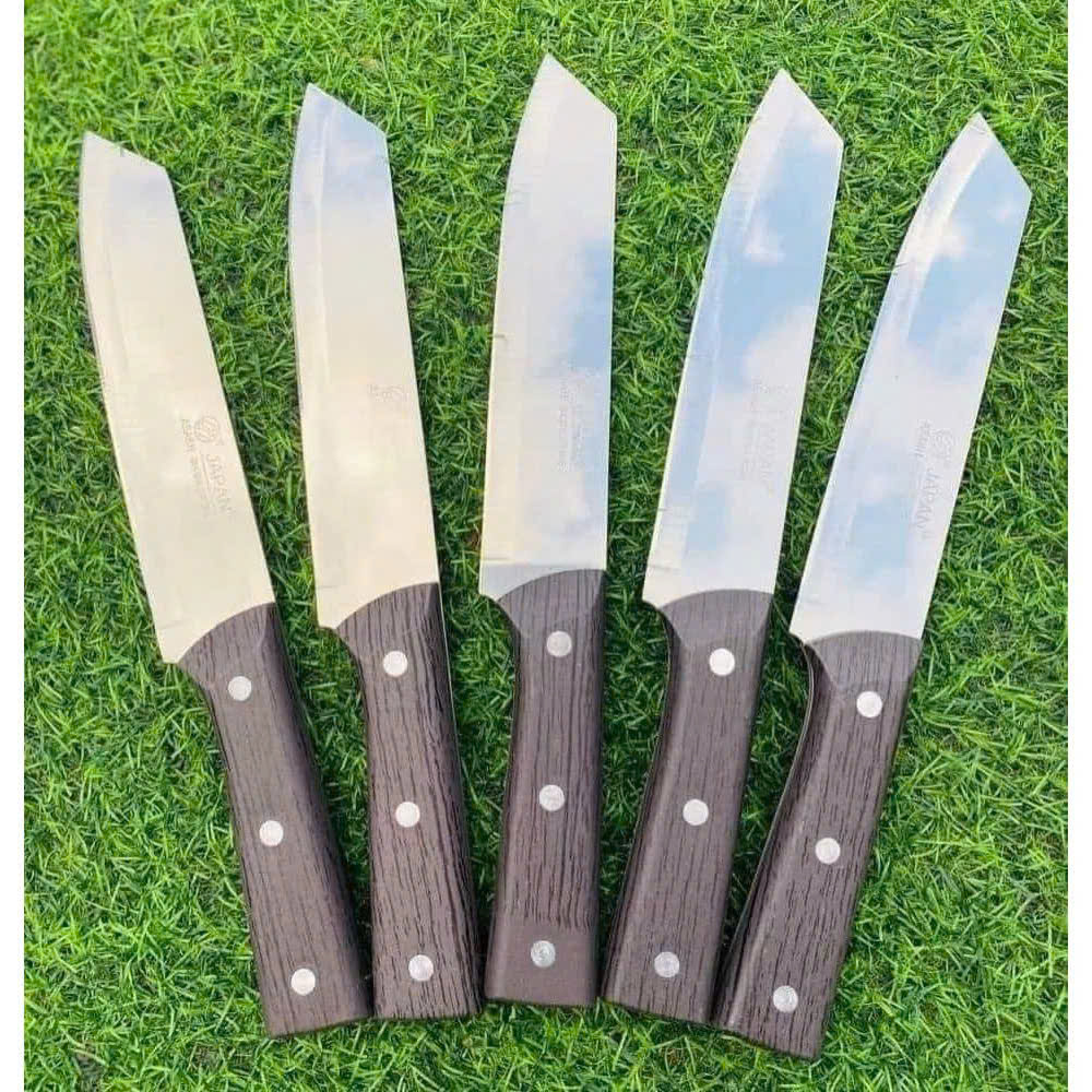 Dao Thái Cán Gỗ 30cm Lưỡi Bằng Asakh Japan No.323
