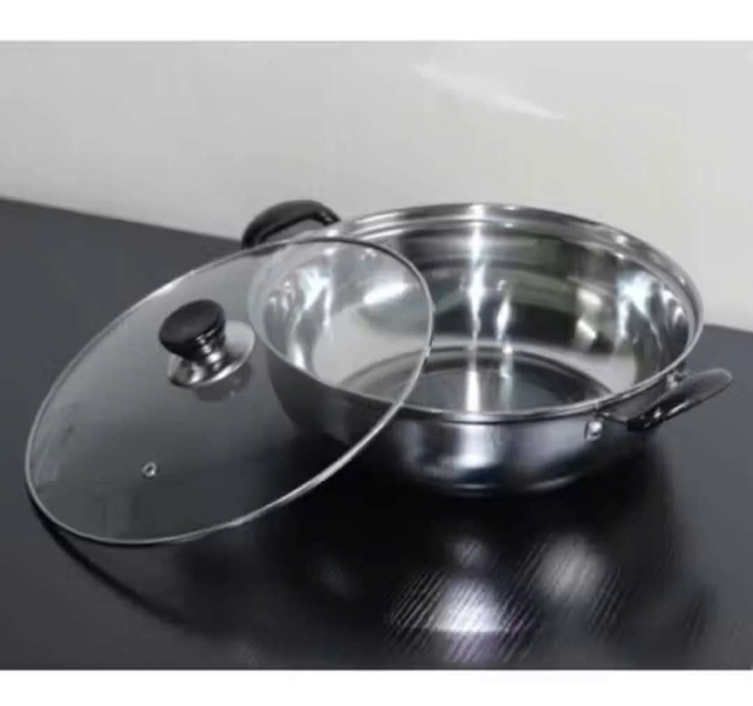 NỒI INOX 28CM NẮP KÍNH