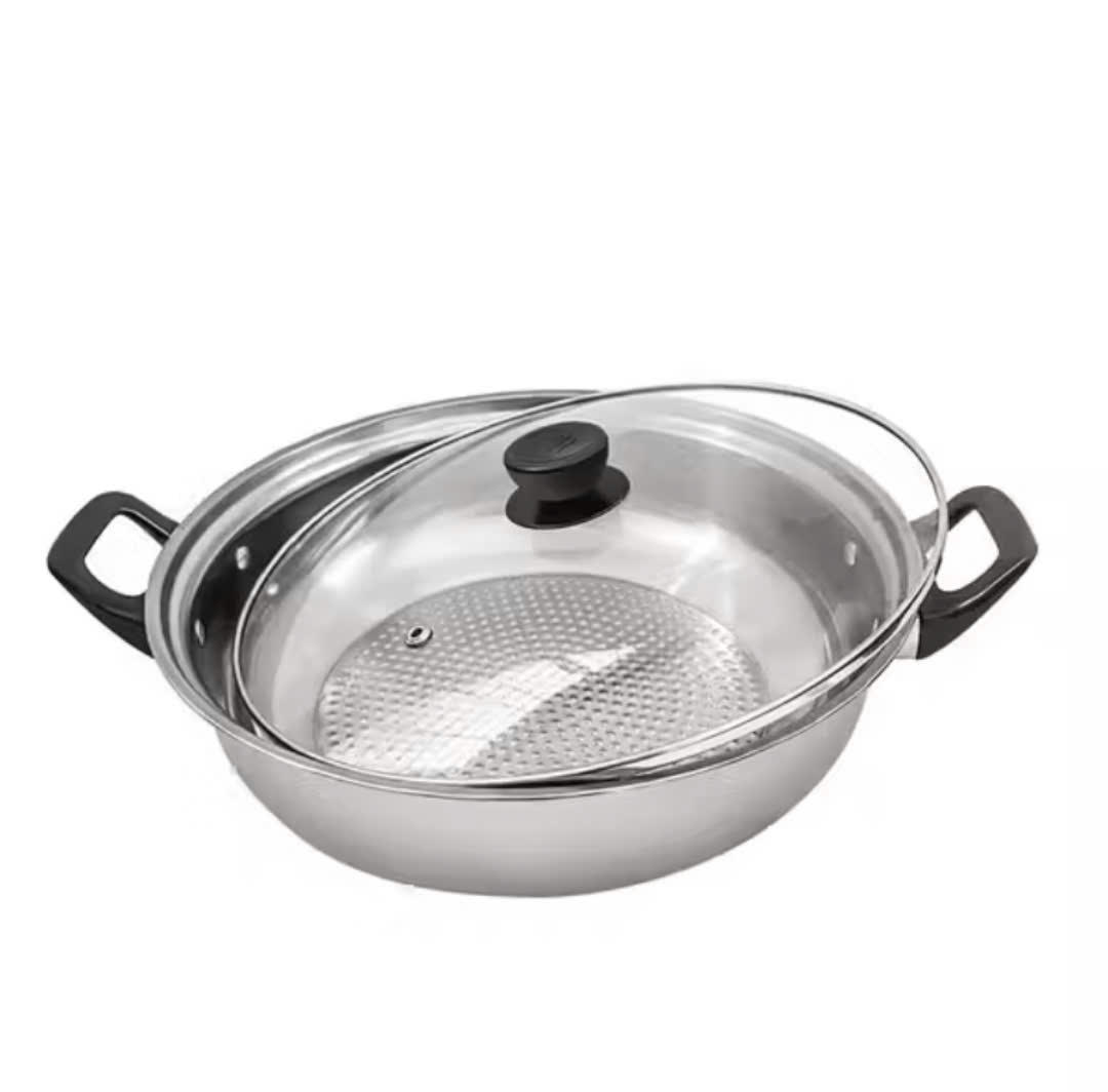 NỒI INOX 28CM NẮP KÍNH