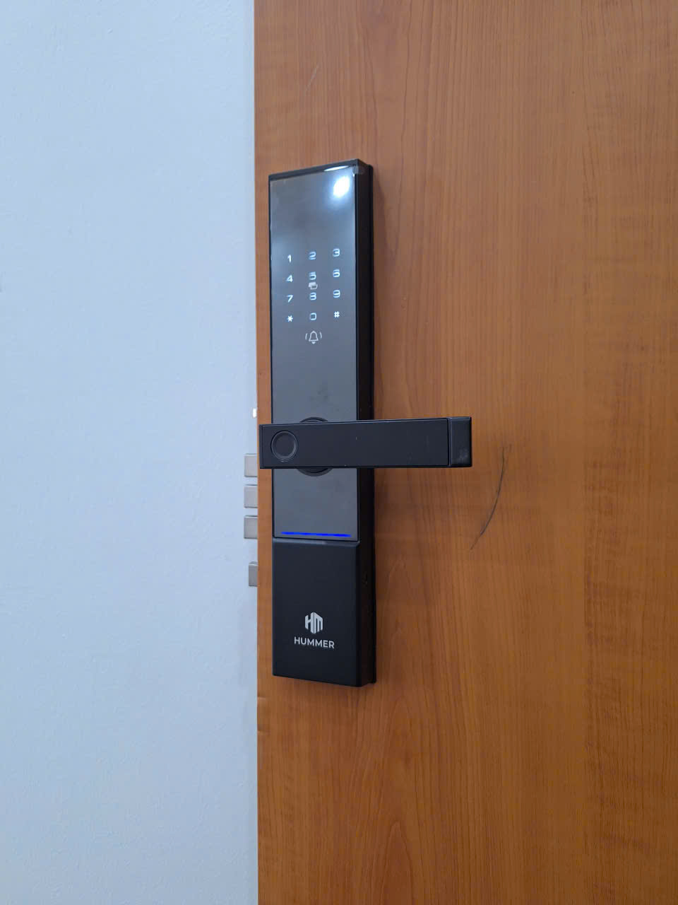 Lắp khóa vân tay Hummer HM-626plus tại chung cư Thanh Hà