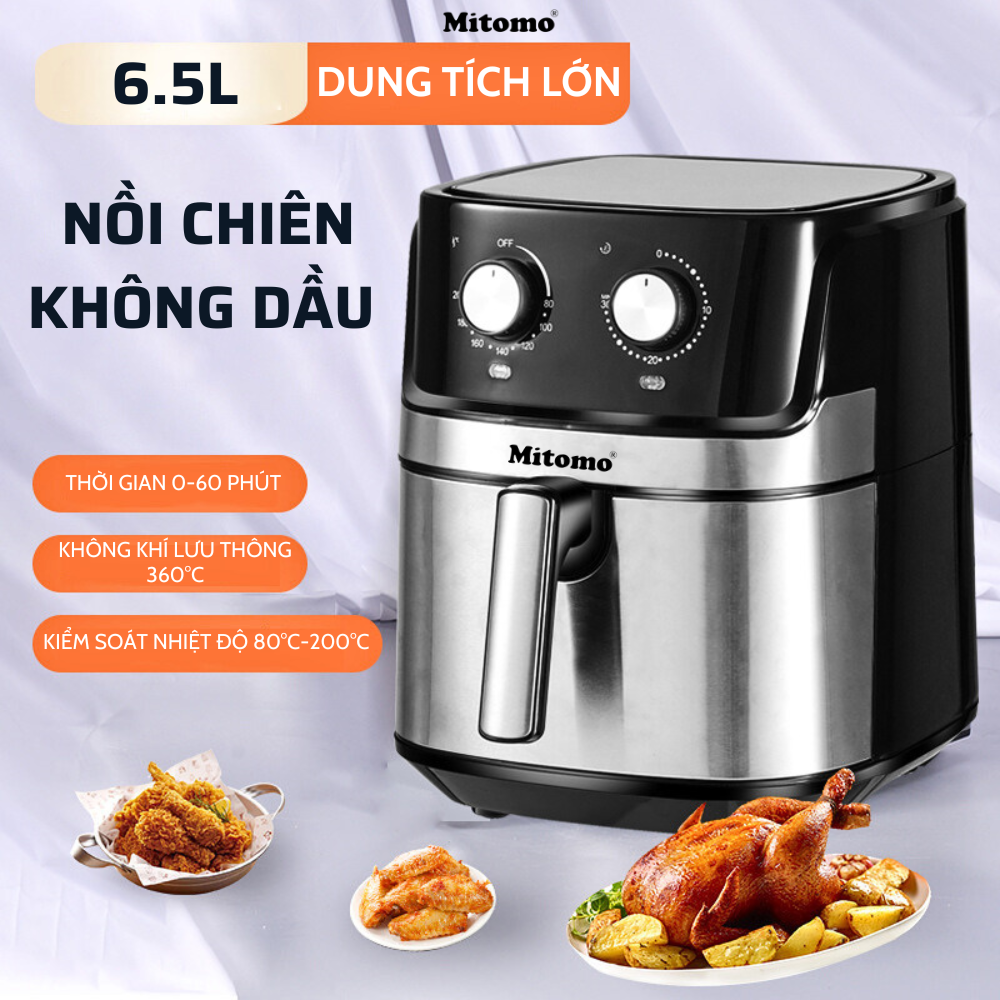 REVIEW NỒI CHIÊN KHÔNG DẦU MITOMO MTC-500KD - CÔNG SUẤT CAO, AN TOÀN, BỀN BỈ