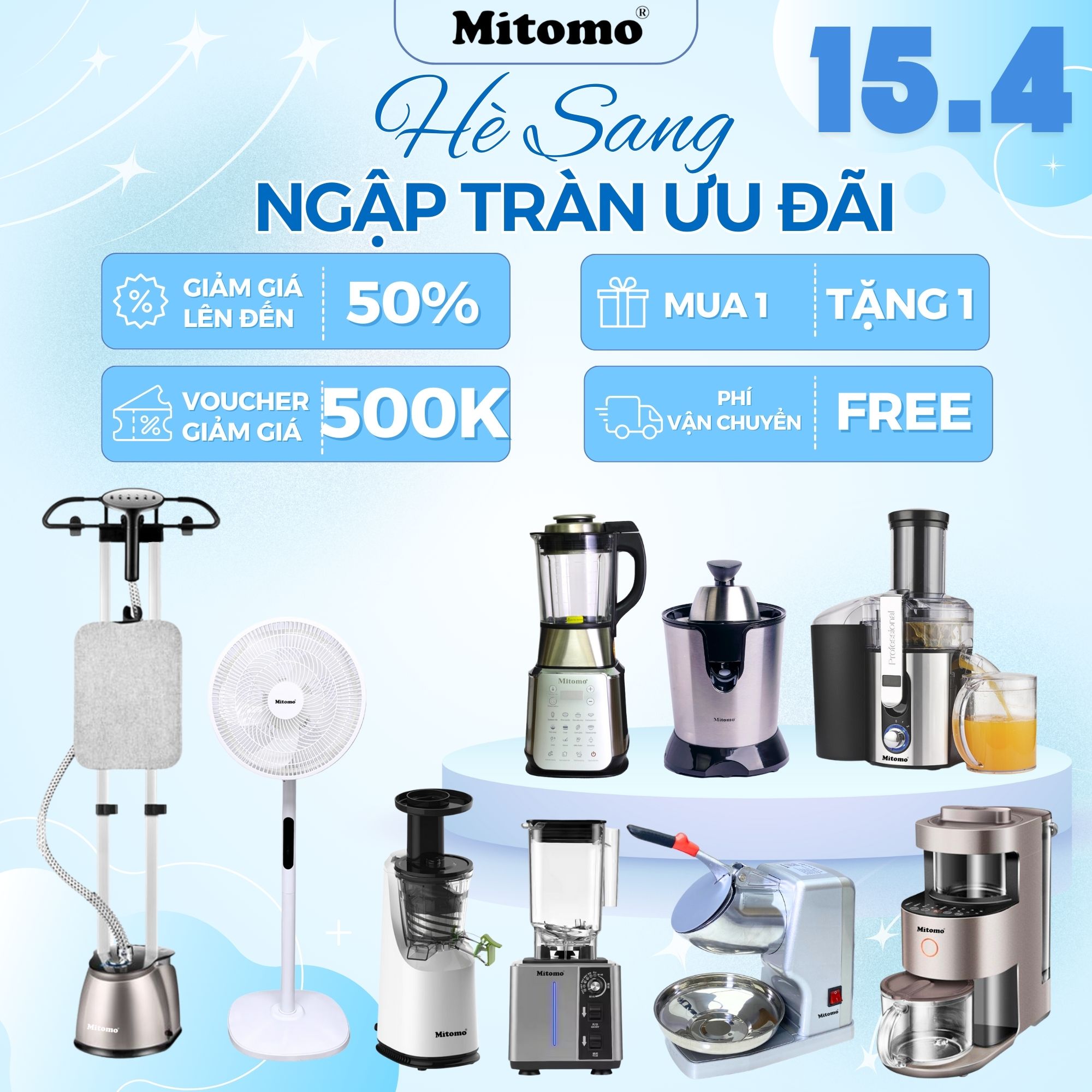 SALE GIỮA THÁNG, ĐÓN HÈ SANG - NHẬN NGÀN ƯU ĐÃI TỪ MITOMO