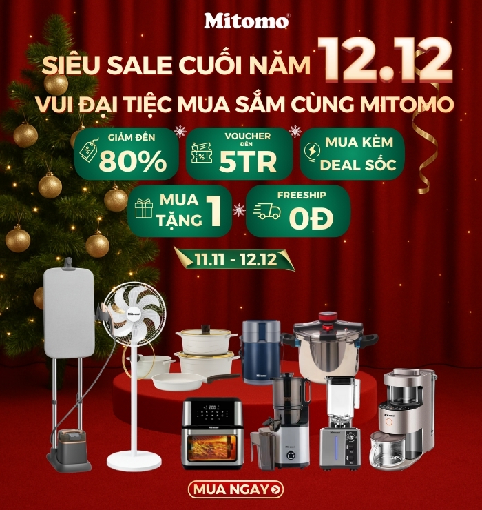 SIÊU SALE 12.12 - VUI ĐẠI TIỆC CUỐI NĂM – NGẬP TRÀN DEAL SỐC TẠI MITOMO
