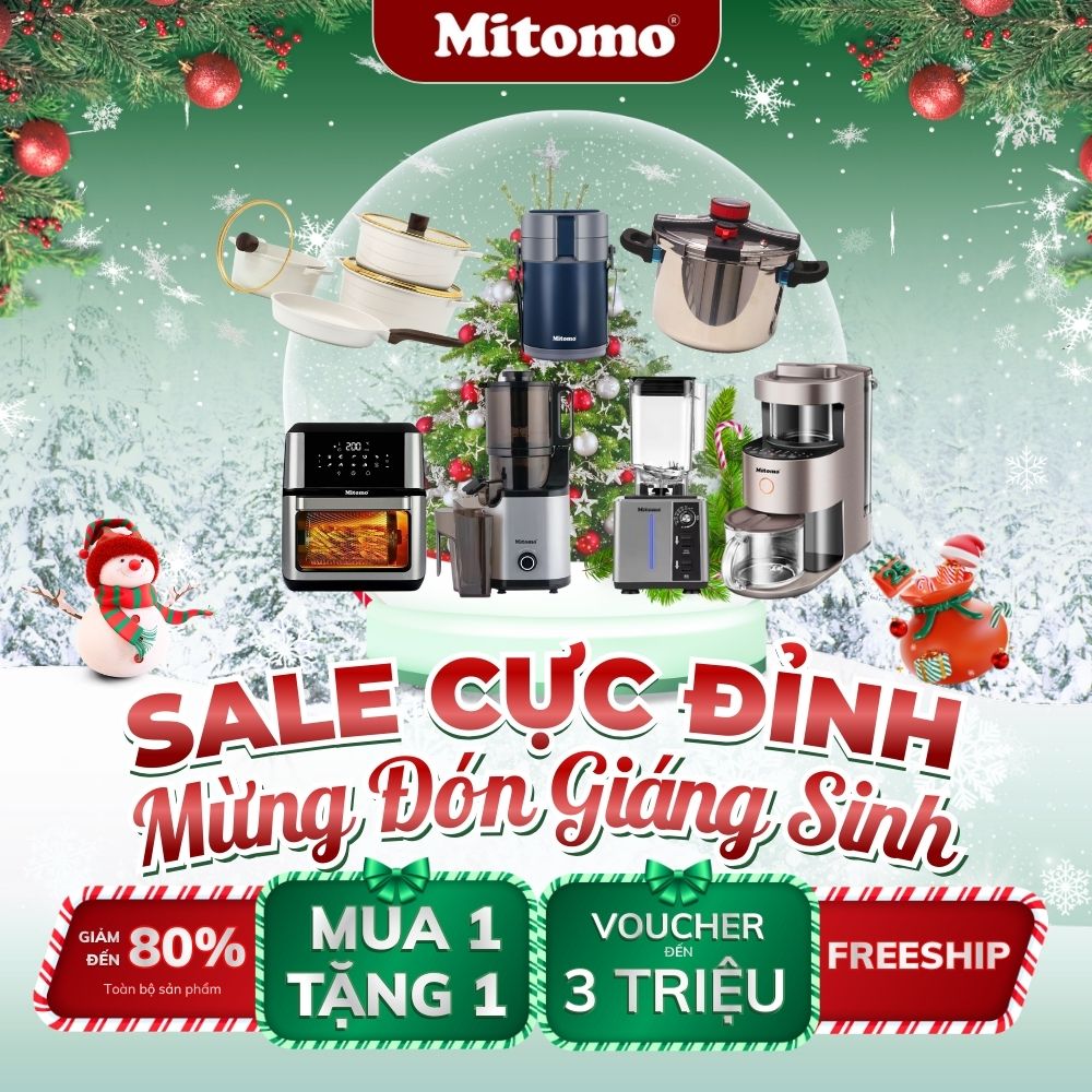 GIÁNG SINH NÀY - SHOPPING LÀ CÓ QUÀ – ƯU ĐÃI SÂU CÙNG QUÀ HẤP DẪN TỪ MITOMO