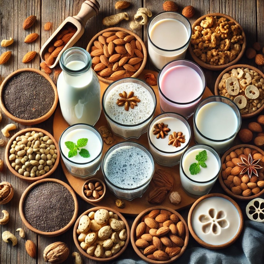 GIÁ TRỊ DINH DƯỠNG CỦA MỘT SỐ LOẠI SỮA HẠT TỐT CHO SỨC KHỎE