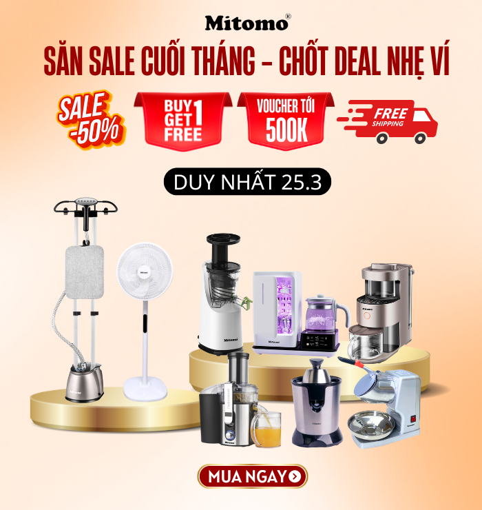 SĂN SALE CUỐI THÁNG – DEAL HỜI NHẸ VÍ CÙNG MITOMO