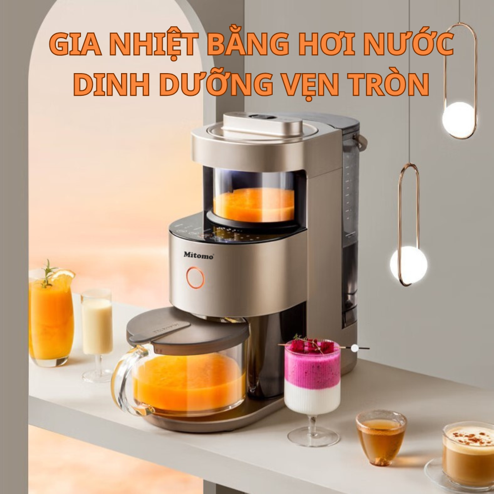CÔNG NGHỆ GIA NHIỆT BẰNG HƠI NƯỚC TRONG MÁY LÀM SỮA HẠT – TẠI SAO NÊN CHỌN MITOMO MSH-986MAX?