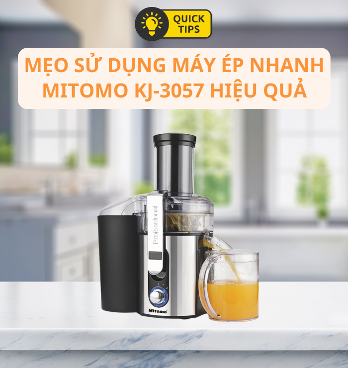 Mẹo Sử Dụng Máy Ép Nhanh Công Suất Cao Mitomo KJ-3057 Hiệu Quả Và Bền Bỉ