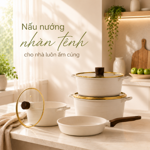 CĂN BẾP PHẢN ÁNH CÁCH MÌNH SỐNG: BỘ 3 THIẾT BỊ GIA DỤNG MITOMO TẠO NÊN GÓC NHỎ BÌNH YÊN