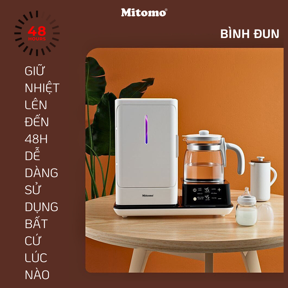 Máy đun nước pha sữa và sấy khô tiệt trùng cao cấp bằng tia UV – Mitomo UV- MT99 MAX
