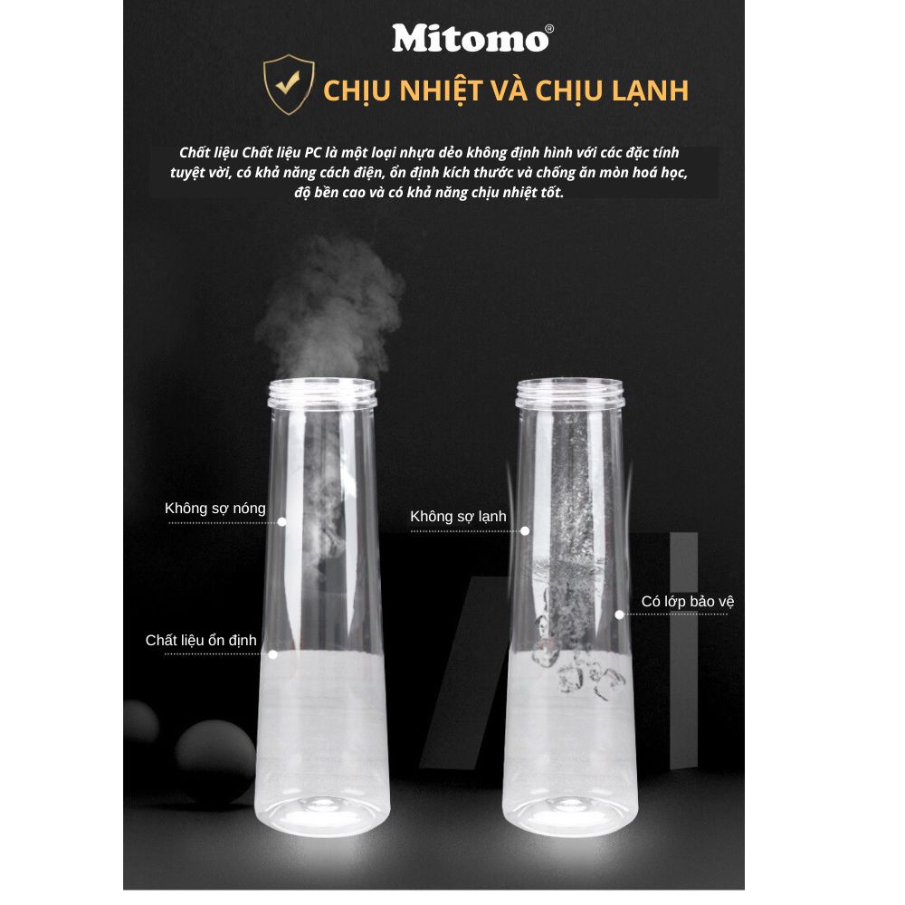 Bình đựng nước ép cao cấp Mitomo dung tích 1000ml