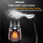 Bàn là hơi nước đứng cao cấp Mitomo GC-899 Max Màu Hồng