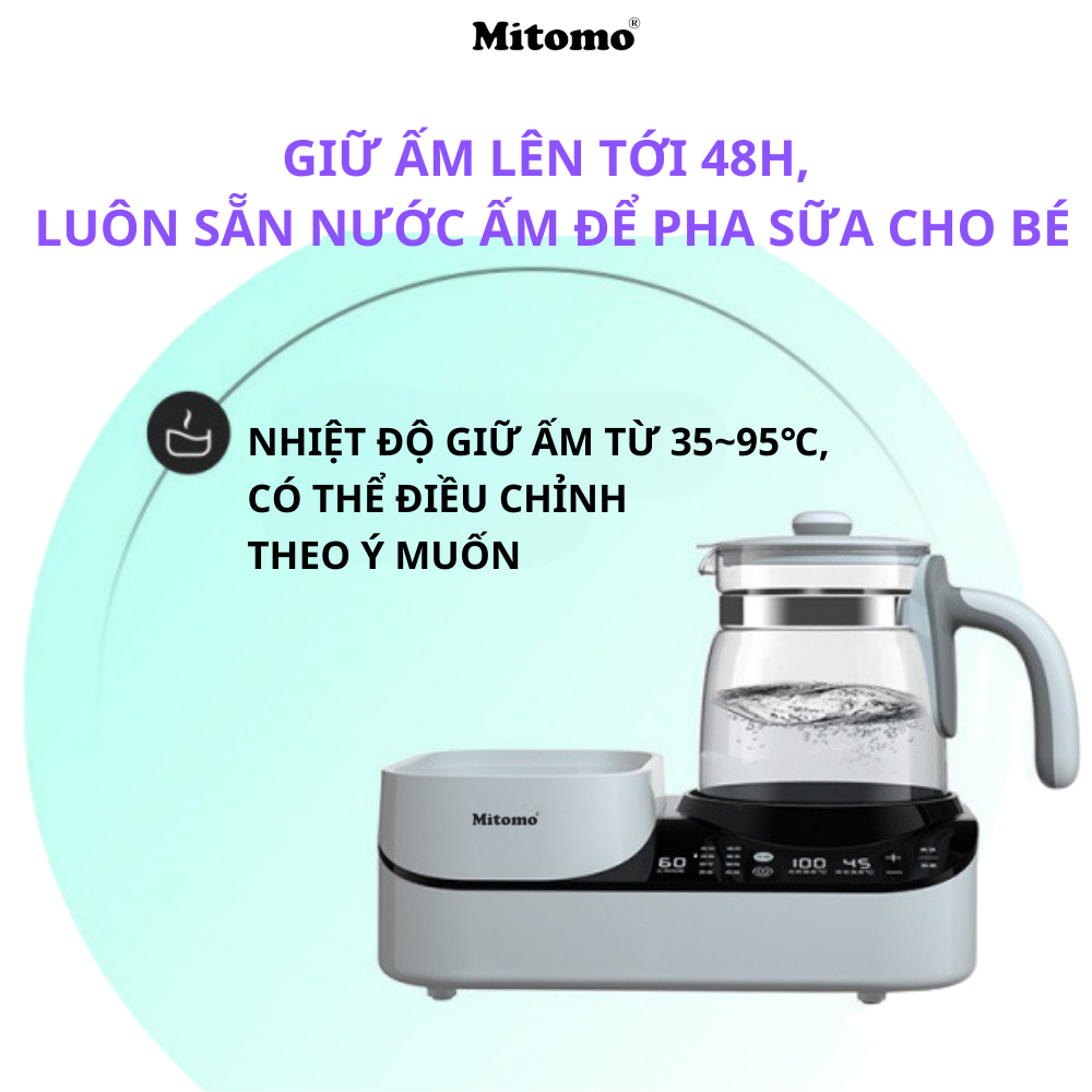 Máy đun nước hâm sữa và sấy khô tiệt trùng Mitomo MT-59