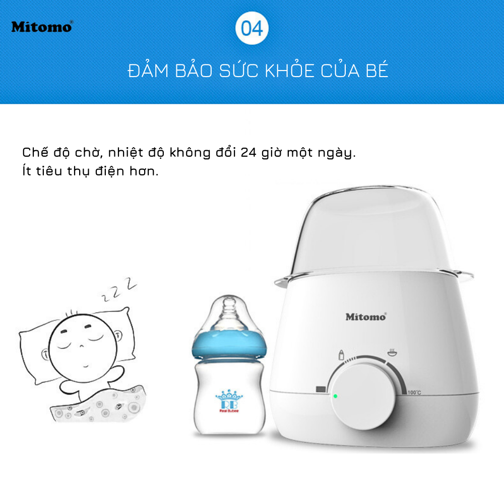 Máy hâm sữa tiệt trùng đa năng Mitomo RBN-1001
