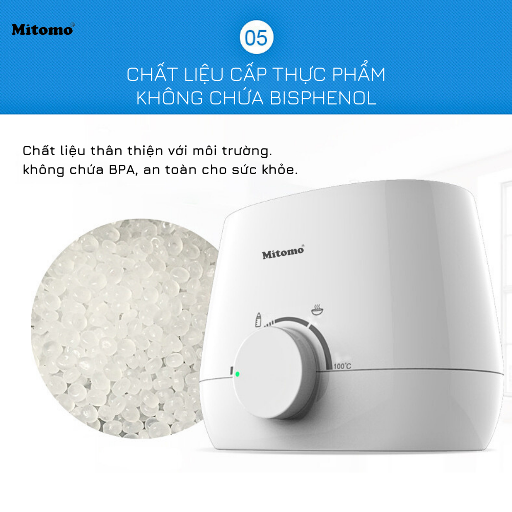 Máy hâm sữa tiệt trùng đa năng Mitomo RBN-1001