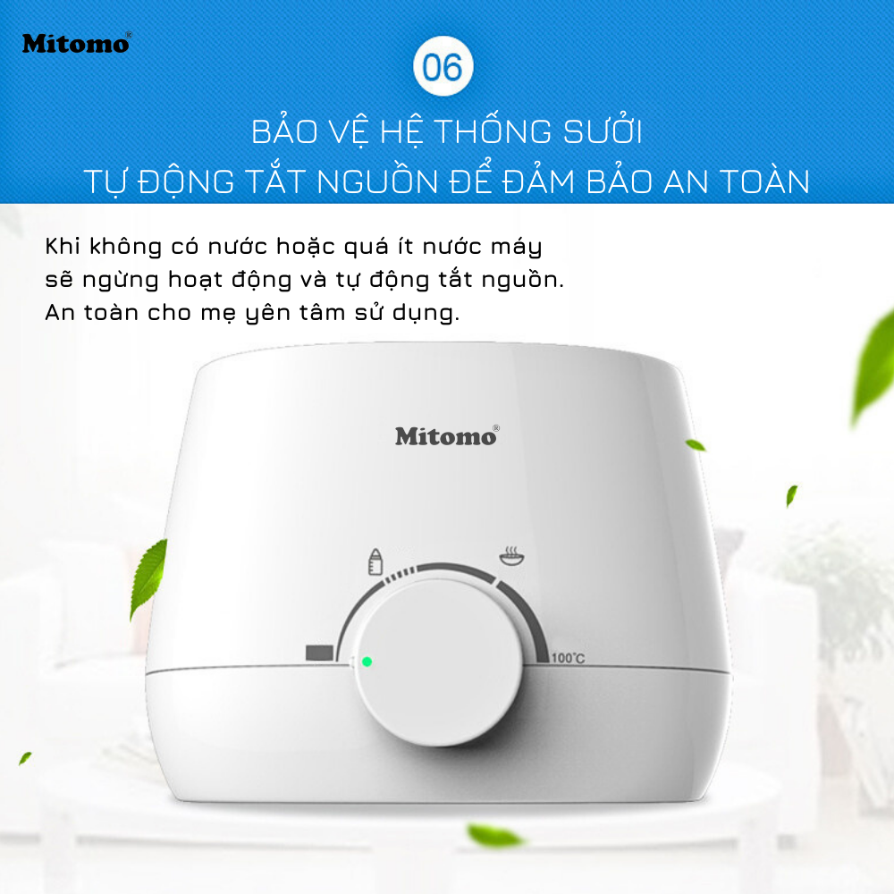 Máy hâm sữa tiệt trùng đa năng Mitomo RBN-1001