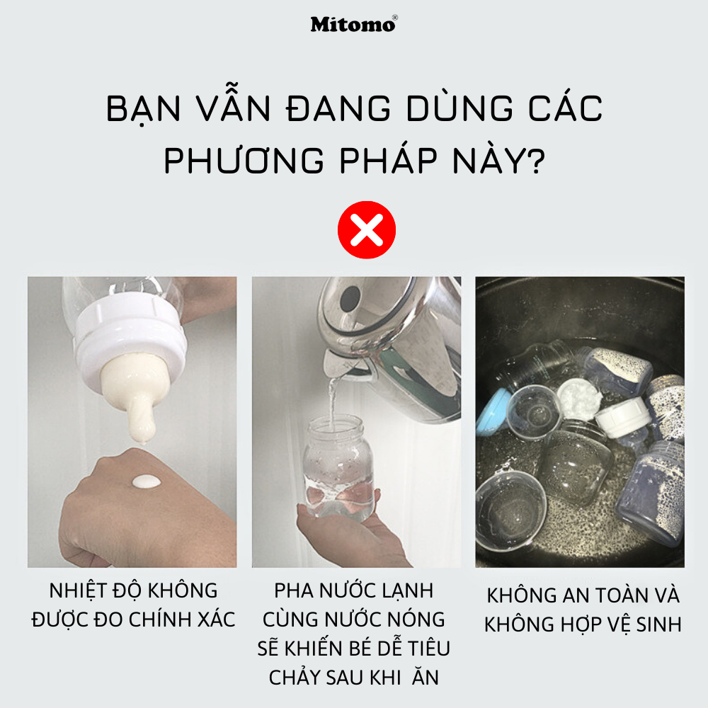 Máy hâm sữa tiệt trùng đa năng Mitomo RBN-1001