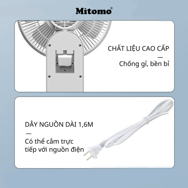 Quạt treo tường điện tử Mitomo FTT-60AEC