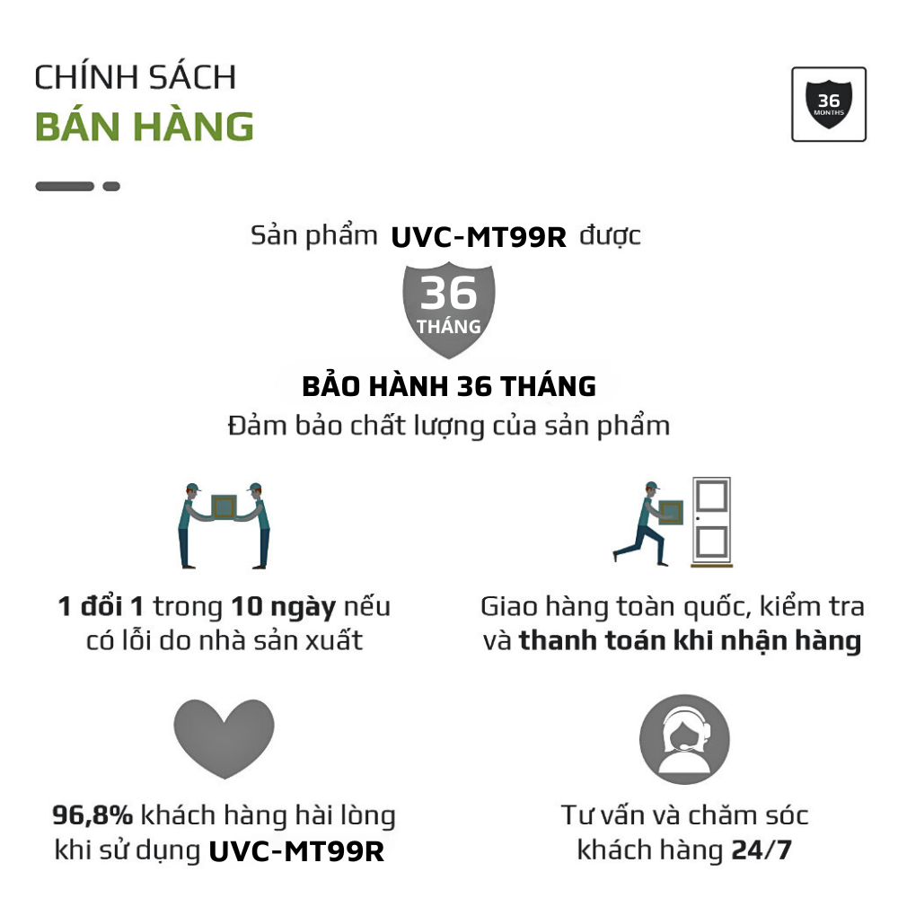 Máy tiệt trùng sấy khô Mitomo UVC-MT99R, dung tích 18L