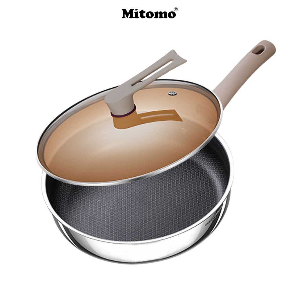 Chảo chống dính tổ ong cao cấp Mitomo ULTRA GB48069