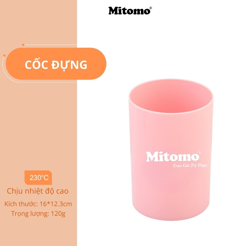 Bộ Dụng Cụ Nấu Ăn Silicone Cán Gỗ Tự Nhiên 12 Món Mitomo - An Toàn, Chịu Nhiệt Cao