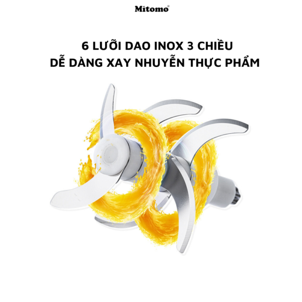 Máy xay tỏi ớt đa năng, xay thịt ăn dặm cho bé Mitomo MT-300