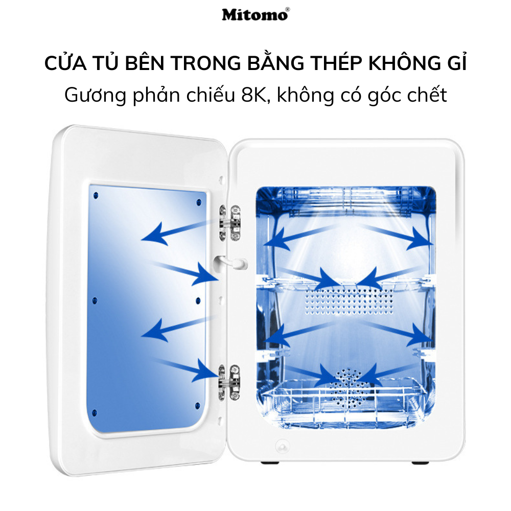 Máy sấy khô tiệt trùng đa năng cho bé Mitomo UVC-MT99W dung tích 22L