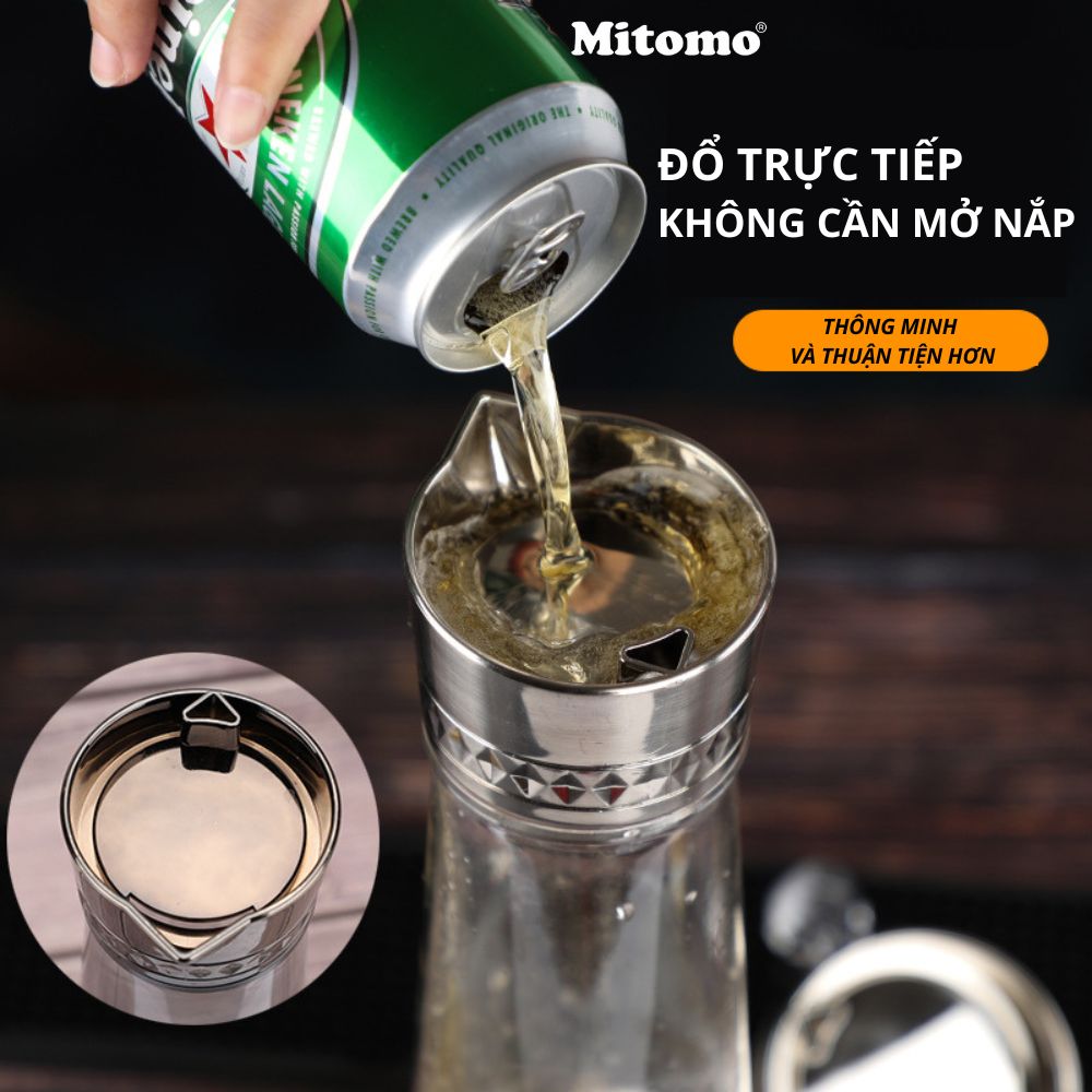 Bình đựng nước ép cao cấp Mitomo dung tích 1000ml