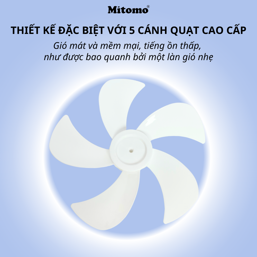 Quạt cây nút cơ Mitomo FCE-60HEV cao cấp