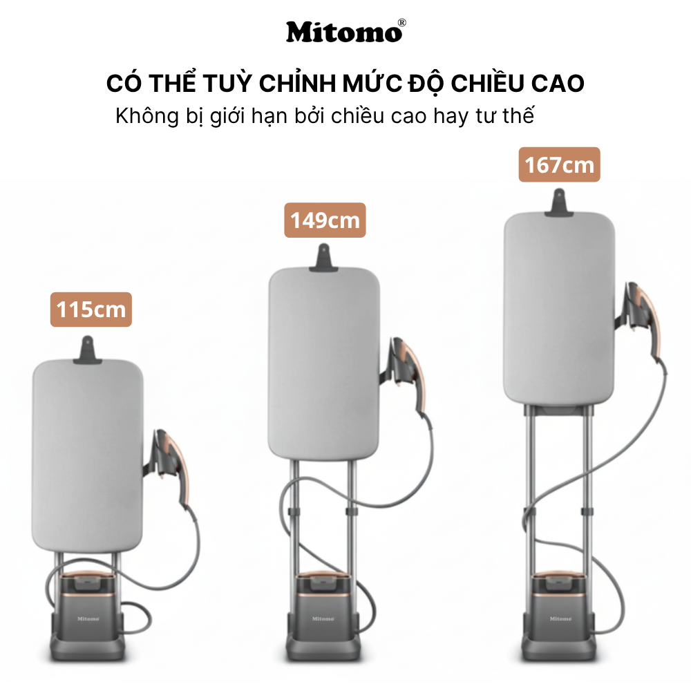 Bàn là hơi nước áp suất cao Mitomo GC-2500 Ultra Steam