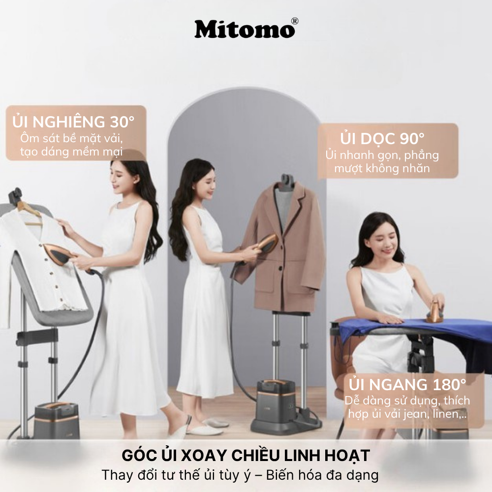 Bàn là hơi nước áp suất cao Mitomo GC-2500 Ultra Steam