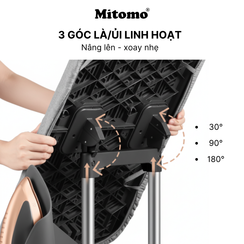 Bàn là hơi nước áp suất cao Mitomo GC-2500 Ultra Steam