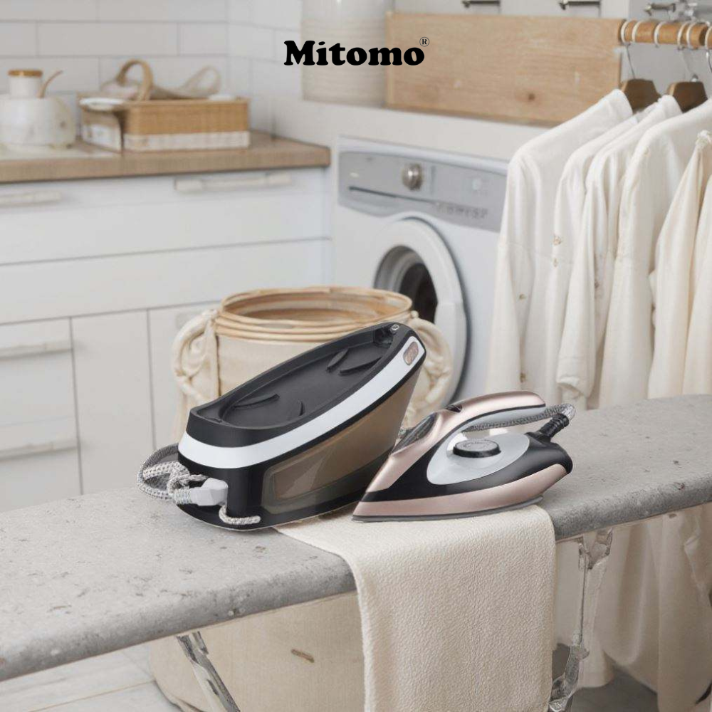 Bàn Ủi Hơi Nước Cao Cấp Mitomo KD1120 – Công Suất Cao – Áp Suất Mạnh – Ủi Siêu Nhanh