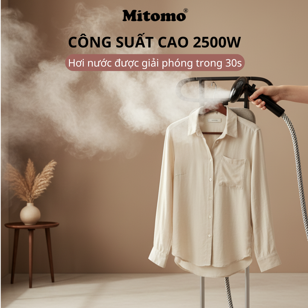 Bàn là hơi nước đứng cao cấp Mitomo GC-899 Neo