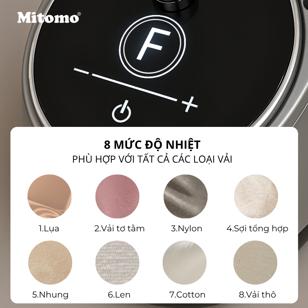 Bàn là hơi nước đứng cao cấp Mitomo GC-899 Neo